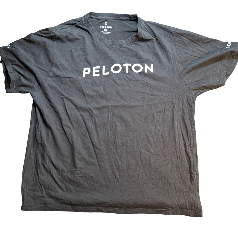 Peloton‎ Century 100 Graphic T Shirt Black 3XL Men's Athletic Fit
